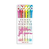 OOLY, Yummy Yummy Scented Glitter Gel Pens, Set of 12