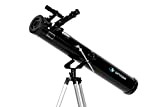 OPTICON Horizon Telescope EX 76F900AZ, specchio, ingrandimento 350x, lunghezza focale 900 mm, per astronomia, scienza, accessori