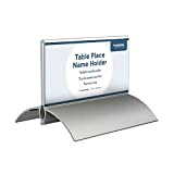 OPUS 2 52 x 100 mm Table place Name Holder in acrilico trasparente (confezione da 2)