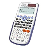 OSALO OS 991ES Plus - Calcolatrice scientifica 417 funzioni, non programmabile, solare, 10+2 cifre, display scritto, ultra leggera per la ...