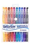 OSAMA GEL COLOR - Set di 10 penne gel colorate e glitterate per colorare scrivere e disegnare