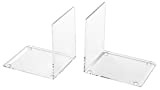 Osco ABE-2 Clear Acrylic Very Small Bookends