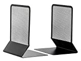 Osco Mesh Bookends - Black (Pack of 2)