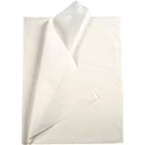 OSCrea Seidenpapier weiß - Seidenpapier zum Basteln und zur Dekoration. 50 x 70 cm, 20g/qm, 25 Blatt.