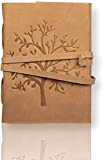OVERDOSE New Buff Tree Journal Diario del diario - Diario di viaggio artigianale in pelle color cuoio patinato Quaderno di ...