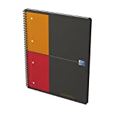 Oxford 100104329 - Quaderno Spiralato Activebook, Formato A4+, Nero