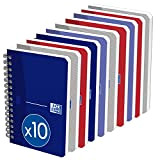 Oxford Office Notebook Wirebound 180pp 90gsm 90x140mm Assorted Ref 400005630 [Pack 10]