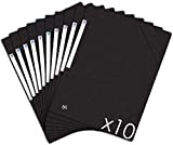 Oxford - Top File+, confezione di 10 cartelline portadocumenti in cartoncino con 3 alette formato A4, chiusura con elastico e ...