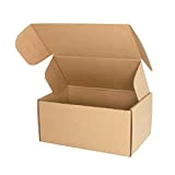 PACK4YA 200×103×103mm piccoli pacchi scatole postali scatole di cartone ondulato per la pubblicazione, marrone spedizione scatola per piccole imprese, conservazione ...