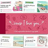 PACKLIST Love Coupons - Couples Coupon Book with 22 Romantic Vouchers Full of Adventures to Enjoy Together, 6 Blank Love ...