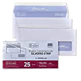 PAK.25 - Busta Commerciale Strip SILVER90 f.to 110x230 in carta uso mano FSC 90gr. Con finestra 40x100 - Pigna Envelopes