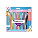Paper Mate Flair Candy POP penne, punta media, colori assortiti, confezione da 12