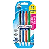 Paper Mate FlexGrip penne gel | 0,7 mm | inchiostro nero, blu, rosso e verde | 4 pezzi