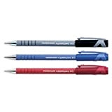 Paper Mate: Flexgrip ultra Ball Pen, fine PT., Black Ink/Black Barrel – :-Sold AS 2 Packs of – 12 – / – Total of 24 each
