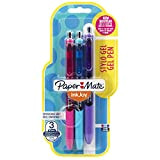 Paper Mate InkJoy - Confezione da 3 penne gel, punta media, colori assortiti