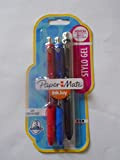 Paper Mate Inkjoy Stylo - Set di 3 penne gel, colori: rosso, blu, nero