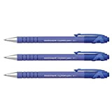 Paper: Mate – Set di 3 penne sfera FlexGrip Ultra punta media blu