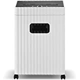 Paper Shredder Automatic 8-Sheet Manual Micro-Cut Shredder Paper/Credit Card/Staple/Clips High Security Shredder for Office Home