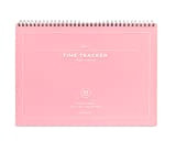 Paperian Believe Time Tracker – A4 – pianificatore di studio non datato, lista di cose da fare, colore: rosa