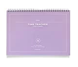PAPERIAN Believe TIME Tracker – A4 pianificatore di studio senza data/lista delle cose da fare, colore: viola