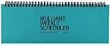 PAPERIAN, Brilliant Weekly Scheduler, pianificatore settimanale senza date a spirale (lingua italiana non garantita) Blue