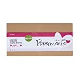 Papermania Recycled Kraft Square Blank Card, Pack of 50