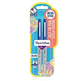Papermate Flair - Set di 2 penne con punta in feltro ultrafine, inchiostro blu