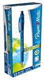 Papermate Flexgrip Ultra Penna a sfera – Clip penna a sfera retrattile Medium Blu 12pezzo (i) (clip Penna a sfera retrattile, 1 mm), ...