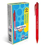 Papermate InkJoy 100 Penna a Sfera a Scatto, Punta Media da 1.0 mm, Confezione da 20, Rosso