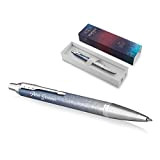 Parker - Penna a sfera Twist IM Premium, penna stilografica, con confezione regalo, inchiostro blu, elegante, personalizzabile con incisione (S.E. ...