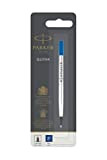 Parker - Refill per penna roller, punta fine, colore blu