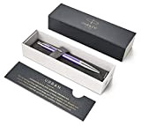 Parker Urban Premium - Penna a sfera in metallo con fusto viola opaco, inchiostro blu, confezione regalo