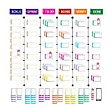 PATboard bigliettini magnetici per lavagna magnetica – Magneti per Lavagna Scrum e Lavagna Kanban - Kit completo per lavagna magnetica ...