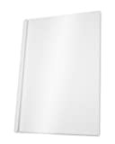 Pavo - Copertine per rilegatura a caldo, formato A4, larghezza dorso 1,5 mm per 1-10 fogli, 100 pz, colore: Bianco/trasparente