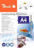 Peach Laminating Pouches A4, 100 mic, PP500-02, 100-pack