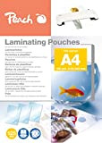 Peach Laminator Pouches A4, 125 mic, PP525-02, 100-pack