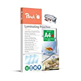 Peach S-PP580-21 - Pellicole per plastificatrice, formato A4, 80 mic, lucide, 100 pezzi