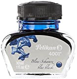 Pelikan 301028 Inchiostro Stilografico 4001, Flacone di Vetro da 30 ml, Colore Blu/Nero
