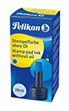 Pelikan 351213 Inchiostro per Timbri a Tampone senza Olio Sellar 4K, 28 ml, Blu, Adatto per Tutti i Timbri, per ...