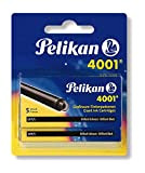 Pelikan 4001 Ink Cartridge for Fountain Pen - Brilliant Black (Pack of 10)