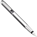 Pelikan 817141 - Penna stilografica Pura, pennino B, cartuccia ad alta capacità Edelstein Ink® zaffiro, colore: Antracite