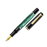 Pelikan Elegance M200 verde marmo penna stilografica M 1.9 x 14.3 x 1.9 cm