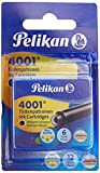 Pelikan Set cartucce inchiostro 4001 per Stilografiche TP6 - confezione risparmio 12 unità / 2 scatole da 6 cartucce - ...