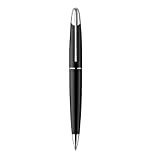 Penna a sfera a rotazione Colibri Equinox-in acciaio laccato nero clip a molla cromata-Penna di lusso-Viene fornita in una elegante ...