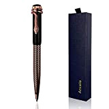 Penna a sfera incisa con clip serpente Penna personalizzata personalizzata con il tuo messaggio sulla penna, corpo in metallo con ...