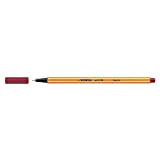 Penna a sfera Stabilo, Fineliner/Point 88 (0,4 mm/rosso scuro