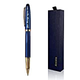 Penna personalizzata con custodia per penna 2 cartucce extra nere Incidi il tuo messaggio Nome personale o aziendale sulla penna ...