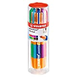 Penna Roller a inchiostro Gel - STABILO pointVisco - Astuccio Drum da 10 - Colori assortiti