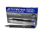 Penna rollerball SXN-210 Jetstream RT, inchiostro blu resistente alle sbavature e a prova di manomissione, sfera da 1,0 mm, impugnatura ...