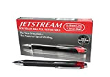Penna rollerball SXN-210 Jetstream RT, inchiostro rosso resistente alle sbavature e a prova di manomissione, sfera da 1,0 mm, impugnatura ...